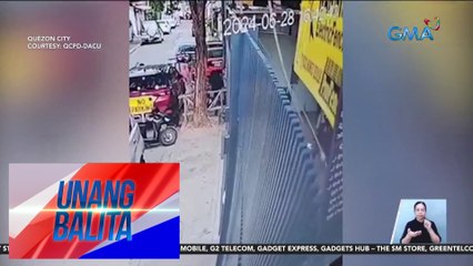 Pagnanakaw sa isang nakaparadang motorsiklo, huli-cam! | Unang Balita