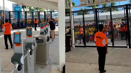 Copa América: Caos en el ingreso a Hard Rock Stadium de Miami para el Argentina vs. Colombia