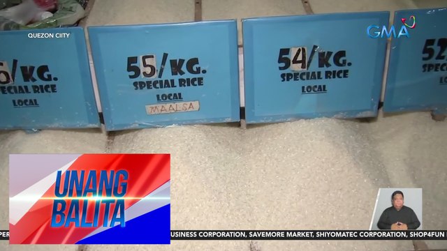 Mga tindera ng bigas, pabor sa nationwide rice price monitoring ng DTI | Unang Balita