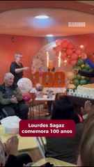 Lourdes Sagaz comemora 100 anos