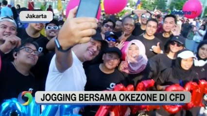 Kepengen Jogging Okezone.com di CFD Jakarta Berlangsung Seru