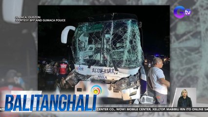6, sugatan sa pagsalpok ng bus sa isang delivery van | Balitanghali