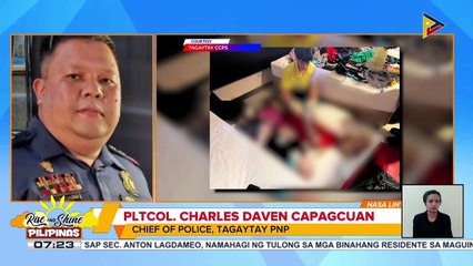 Panayam kay PLtCol. Charles Daven Capaguan, Chief of Police ng Tagaytay PNP