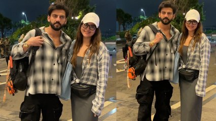 Newlywed Sonakshi Sinha और Zaheer Iqbal ने Airport पर लुटाया एक-दूसरे पर प्यार