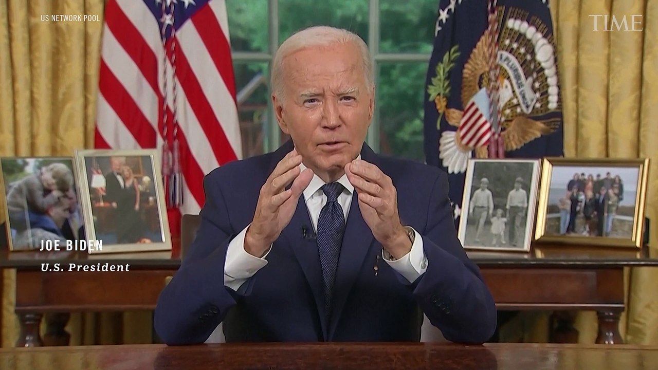 President Joe Biden Gives Oval Office Address Following Trump Shooting