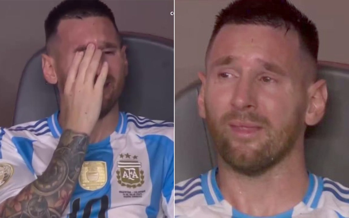 Lionel Messi y una imagen que "nos partió el corazón": rompió en llanto al salir por lesión