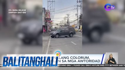 Van na hinihinalang colorum, nakipaghabulan sa mga awtoridad | Balitanghali