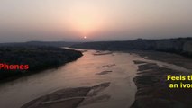 Stunning  shot of an ivory evening (sunsets)