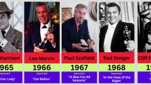 All Best actors Oscar winner / Academy Award History 1929 - 2024