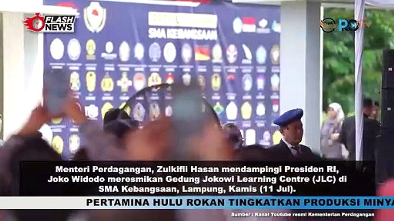 Mendag Zulkifli Hasan Resmikan Jokowi Learning Centre