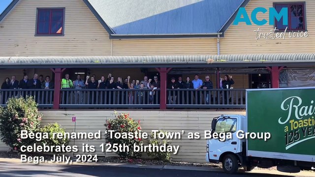 The Bega Group celebrates its 125th birthday and momentarily renames its hometown