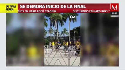 Desalojan el estadio donde se realizará la final de la Copa América por una riña entre asistentes