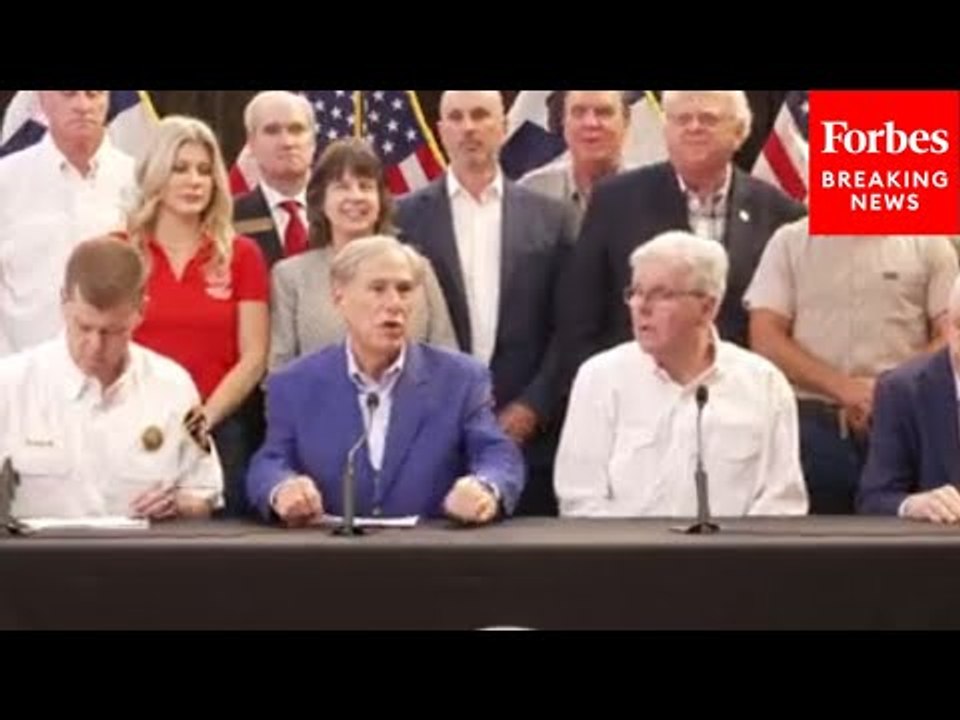 JUST IN: Texas Governor Greg Abbott Holds Press Briefing On Hurricane Beryl Recovery