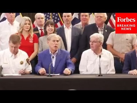 JUST IN: Texas Governor Greg Abbott Holds Press Briefing On Hurricane Beryl Recovery