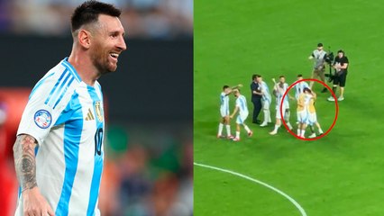 Final Copa América: Messi se abraza con sus compañeros tras derrotar a Colombia