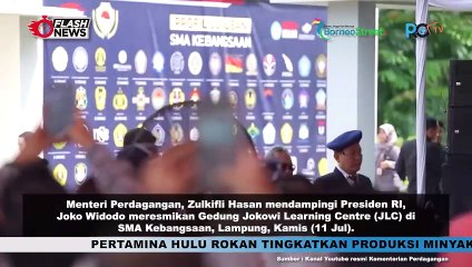 Mendag Zulkifli Hasan Resmikan Jokowi Learning Centre (JLC) di SMA Kebangsaan, Lampung