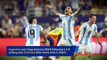 Breaking News - Argentina win Copa America