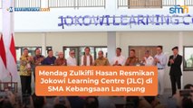 Mendag Zulkifli Hasan Resmikan Jokowi Learning Centre (JLC) di SMA Kebangsaan Lampung