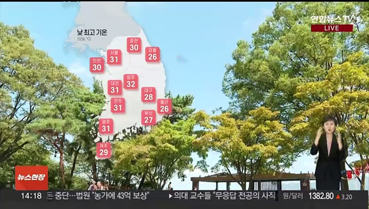 [날씨] '초복'인 오늘, 무더운 날씨…강한 소나기 유의