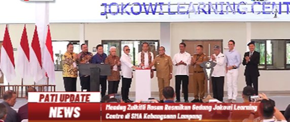 Mendag Zulkifli Hasan Resmikan Gedung Jokowi Learning Centre di SMA Kebangsaan Lampung