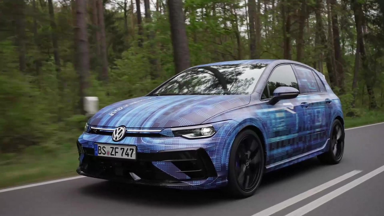The new Volkswagen Golf R Driving Video - video Dailymotion