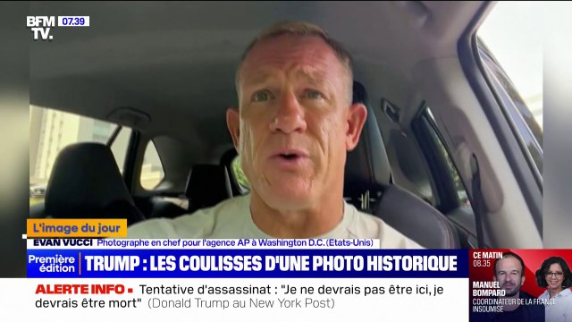 Tentative d'assassinat de Donald Trump: les coulisses de la photo d'Evan Vucci qui fait le tour du monde