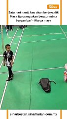 Warga maya sebak lihat dia!