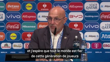 Espagne - De la Fuente : "Ils doivent tous être fiers"