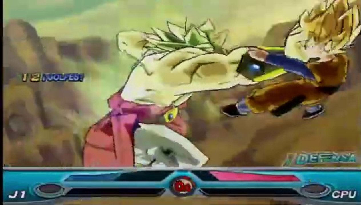 Dragon Ball Z_ Infinite World PS2 - Broly vs Goten SS - RJ ANDA #dragonballgameplay