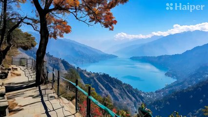 This is nainital lake view point by AI
