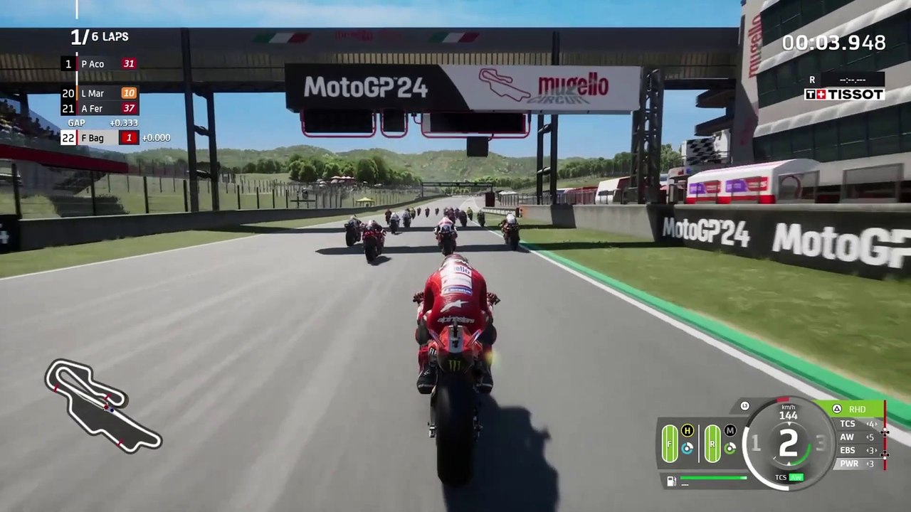 Crazy First Sector around Mugello