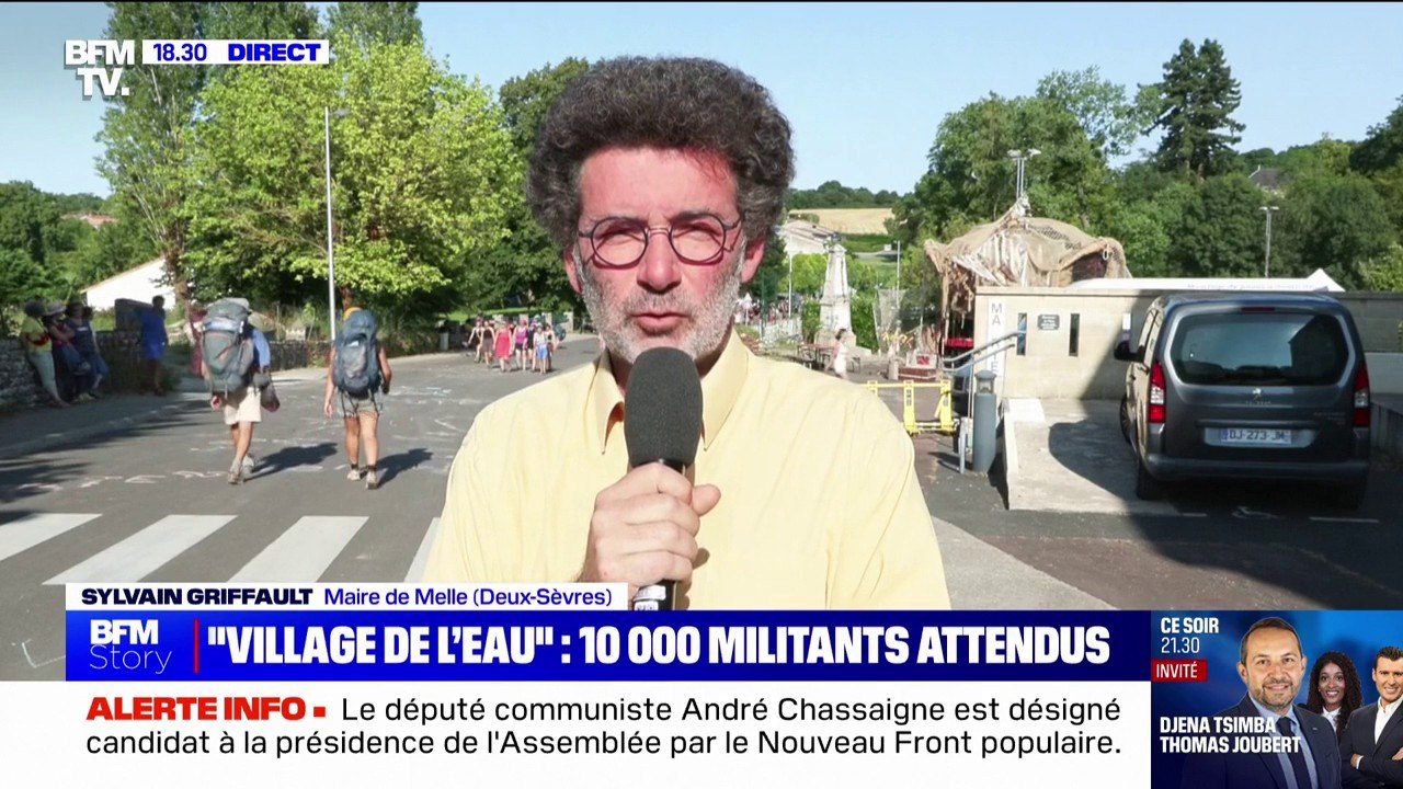 "La commune de Melle n'accueille pas de manifestation": le maire de la commune des Deux-Sèvres qui sera le point de ralliement de la mobilisation contre les mégabassines s'exprime sur BFMTV