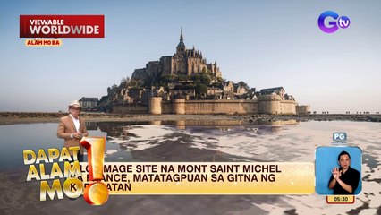 Isang pilgrimage site, matatagpuan sa gitna ng karagatan?! | Dapat Alam Mo!