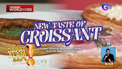 Paggawa ng croissant pizza, alamin | Dapat Alam Mo!
