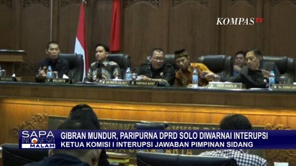 Sidang Paripurna Pengunduran Diri Gibran Sebagai Wali Kota Solo Diwarnai Interupsi