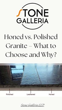 Honed vs Polished Granite - What to Choose and Why?