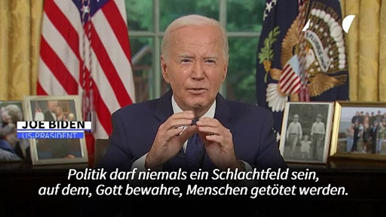 Biden: Politik darf kein 'Schlachtfeld' sein
