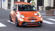 CRAZY Modified Abarth 595 Competizione - LOUD Accelerations & Pops and Bangs !