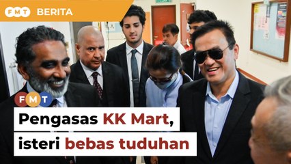 Descargar video: Mahkamah lepas dan bebas pengasas KK Mart, isteri berkait stoking kalimah Allah