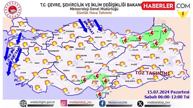 Doğu Karadeniz ve Doğu Anadolu'da Kuvvetli Yağış Bekleniyor