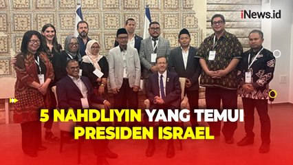5 Nahdliyin Temui Presiden Israel, Begini Respons PBNU