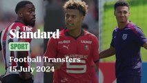 Football Transfers 15th July