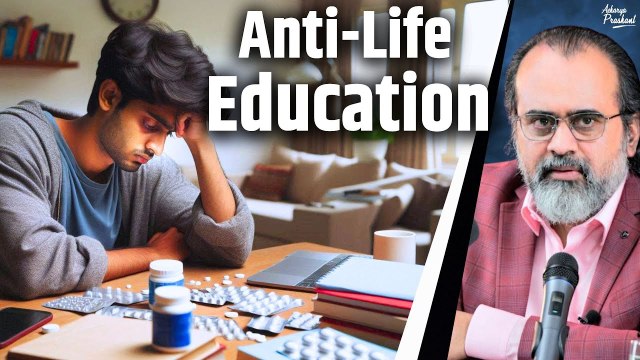 Anti-life education || Acharya Prashant, with IIM Calcutta (2022)