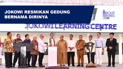 ZULHAS DAMPINGI JOKOWI RESMIKAN JOKOWI LEARNING CENTER SMA KEBANGSAAN LAMPUNG