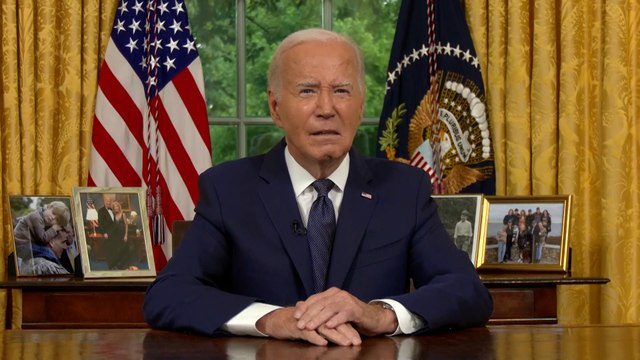 Biden llama a EEUU a la calma y la unidad: Es momento de bajar el tono