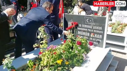 Tekirdağ'da 15 Temmuz anmaları başladı: Şehit mezarlıklarına karanfil bırakıldı