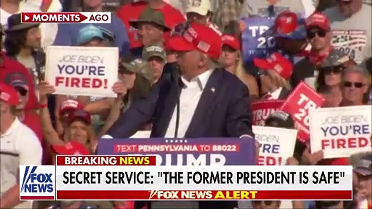 Trump Fire shot on head/Attack on Donald Trump