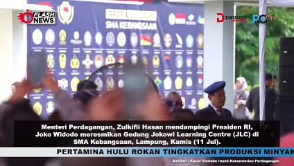 Mendag Zulkifli Hasan Resmikan JLC di SMA Kebangsaan, Lampung