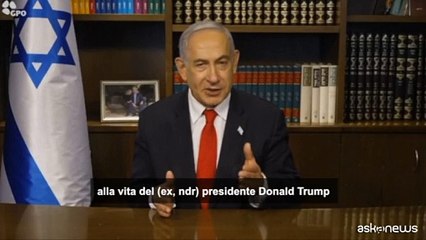 Netanyahu: "Attentato a Trump, un attacco agli Usa e alla democrazia"