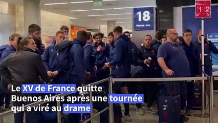 Le XV de France quitte l'Argentine après sa tournée d'enfer